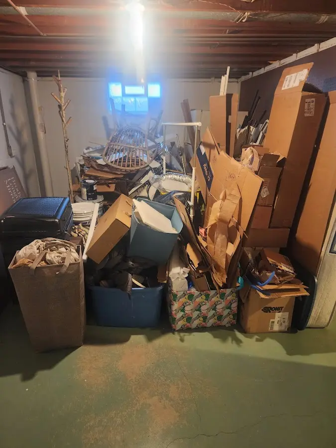 Roll-off dumpster container at job site for Construction Dumpster Rental in Aurora